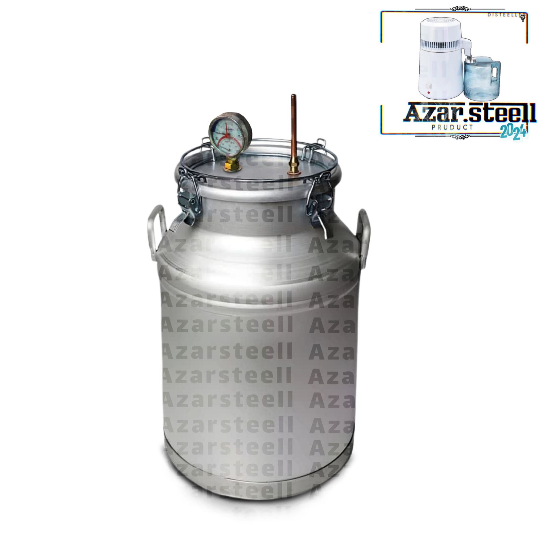 مخزن بیدون عرقگیر گلابگیر دیگ و دیگچه تقطیر درجه دار