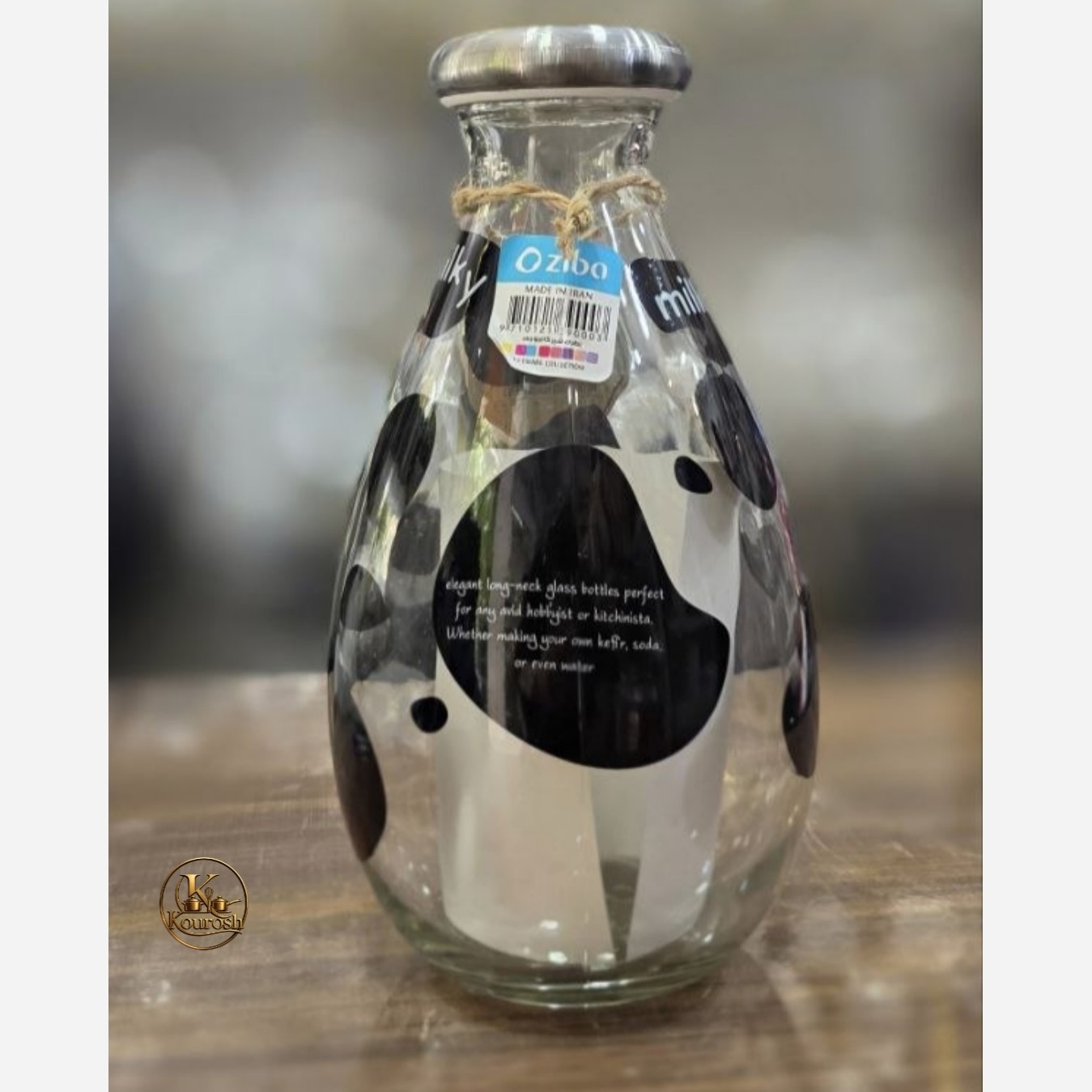 بطری شیر کامبوجی زیباسازان پس کرایه