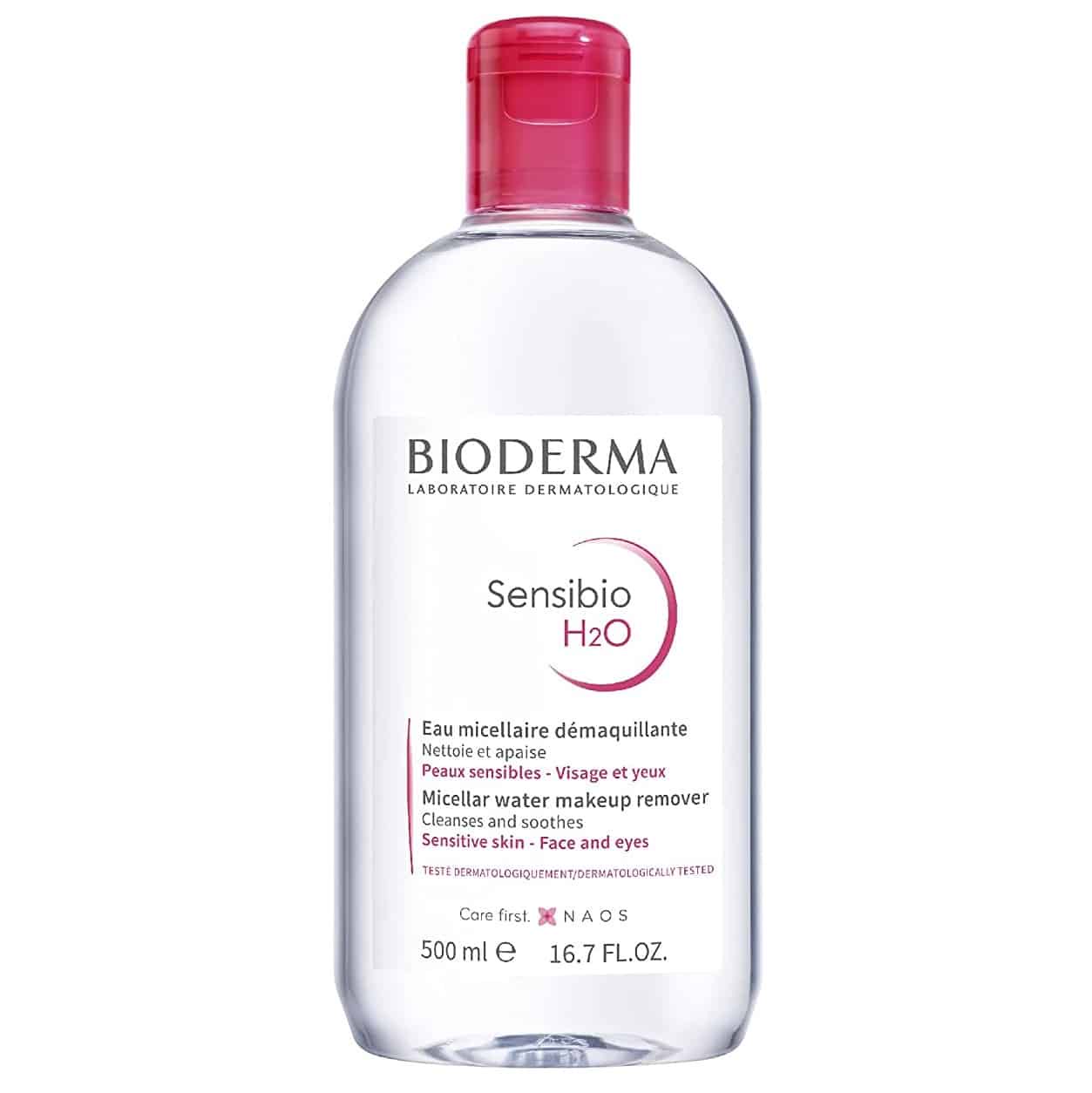میسلار واتر پوست خشک Sensibio H2O بایودرما اصل 500 میل ساخت فرانسه