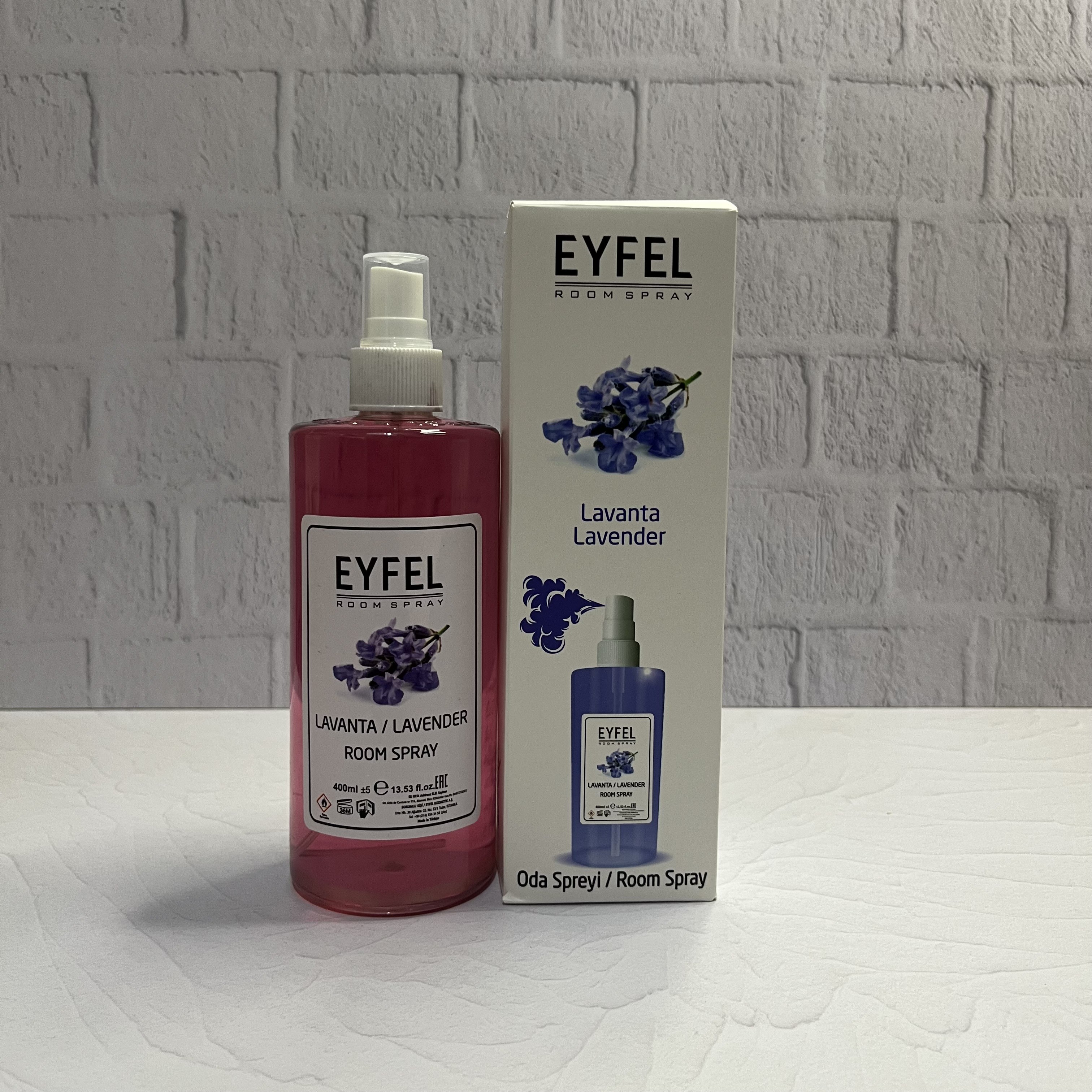 اسپری خوشبوکننده هوای ایفل (EYFEL) مدل لوندر (اسطوخودوس) حجم 400 میلی لیتر