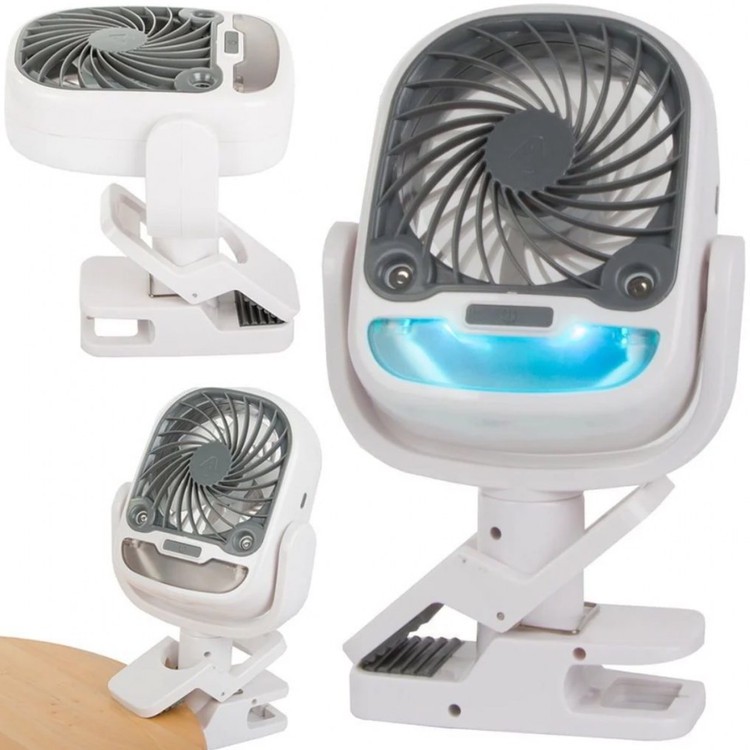 پنکه شارژی پرقدرت بی صدا مدل ARCTIC COOL CLAMP(اورجینال)