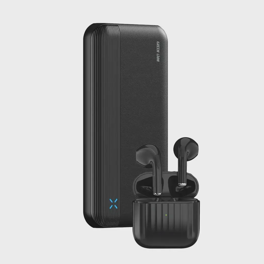 پک پاوربانک و ایربادز Green Lion مدل Duo Lite Power Bank Earbuds