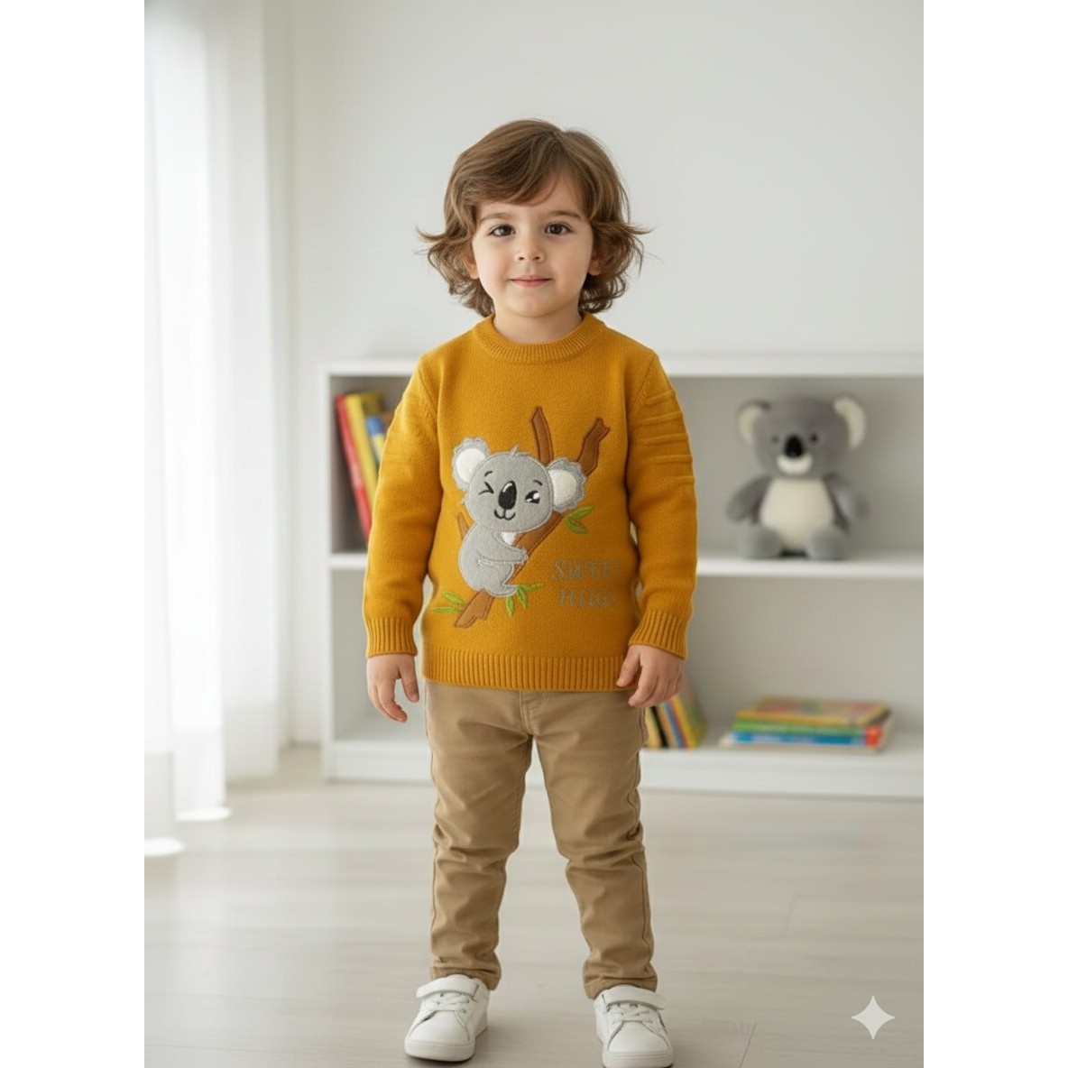 بلوز بافت پسرانه سایز 45 مناسب 2.5 تا 4 سال کد 1222