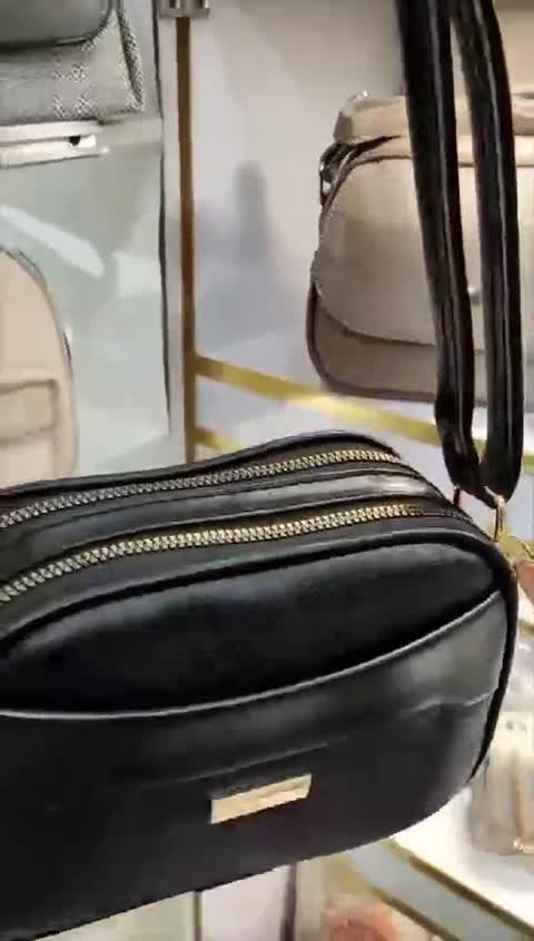 کیف دوشی زنانه دخترانه چرم شرانگ با بند بلند 