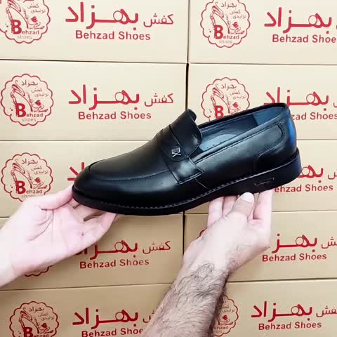 کفش تمام چرم طبیعی گاوی مردانه سایز 40 تا 44 رنگ مشکی زیره پیو کفی طبی لژ سه سانتی رویه چرم طبیعی آستر چرم میشن  