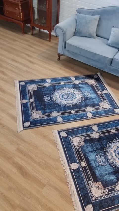 فرشینه مخمل ترک ضد لغزش بدون پرز مدل L819 (قابل سفارش در ابعاد دلخواه)