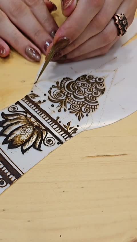 پک تمرینی طراحی نقش حنا (دست و حنا تمرین )