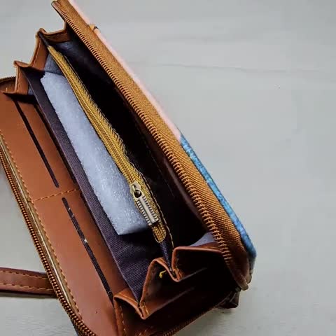 کیف پول پالتویی کیف پول زنانه دخترانه کیف گربه