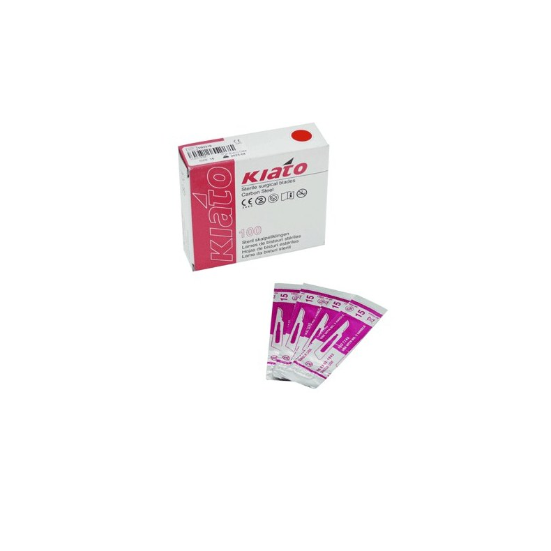 تیغ بیستوری کیاتو سایز 15 (بسته 100 عددی)