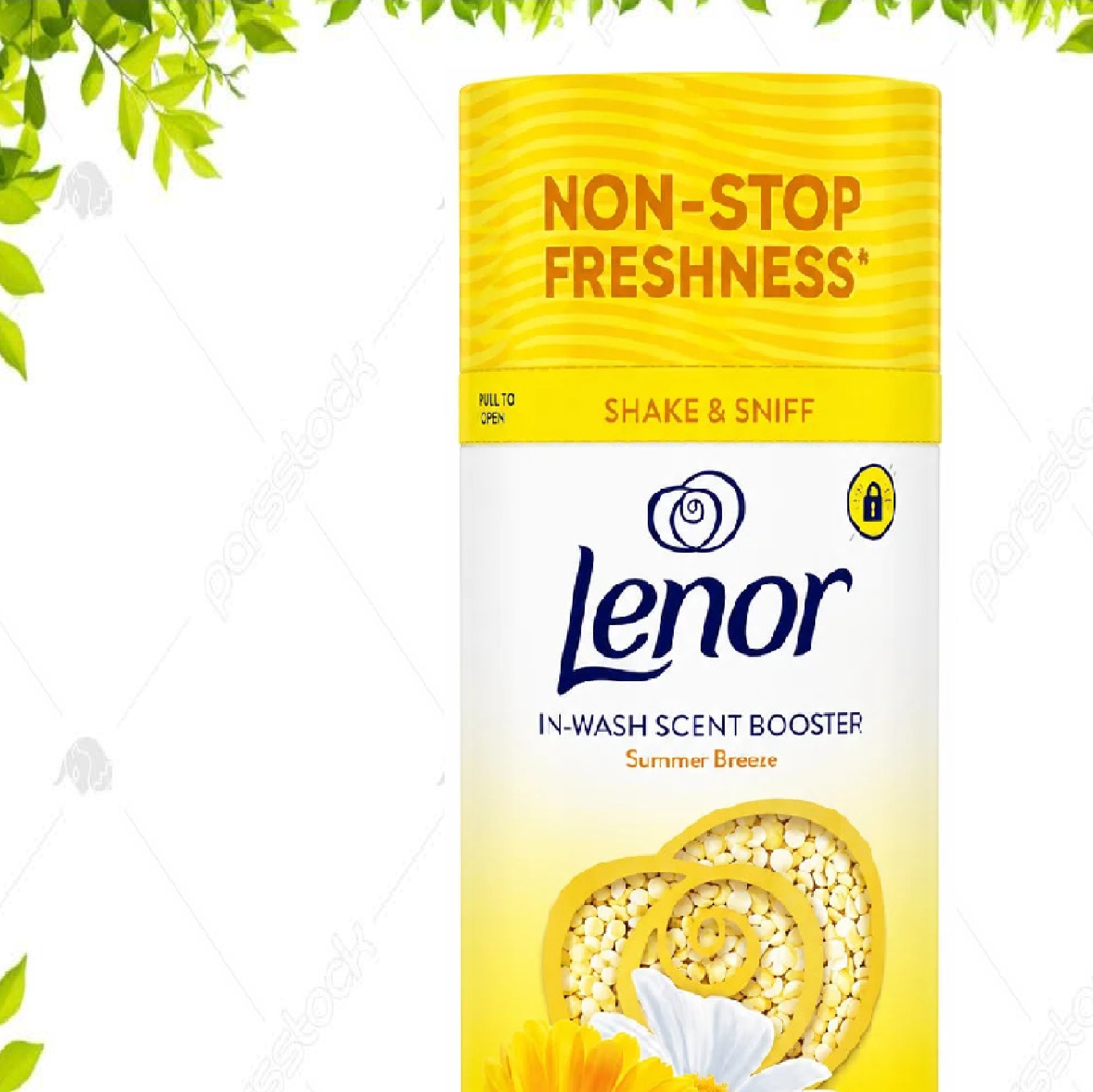 خوشبو کننده لباس و ماشین لباسشویی لنور lenor مدل نسیم تابستانی Summer Breeze 
