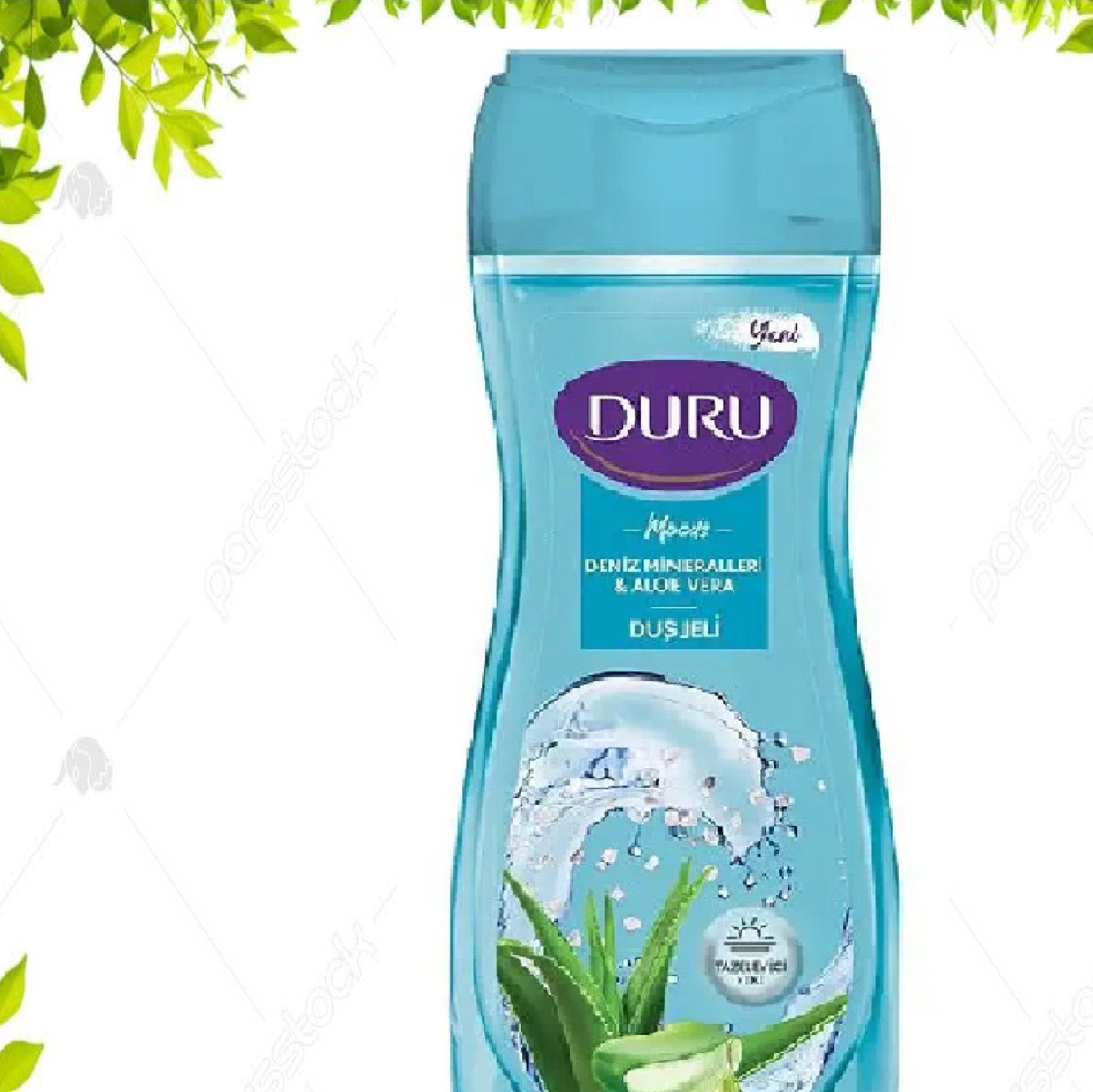 شامپو بدن دورو مدل مواد معدنی ساحلی و آلوئه ورا DNIZ MINERALLERI ALOE VERA DURU