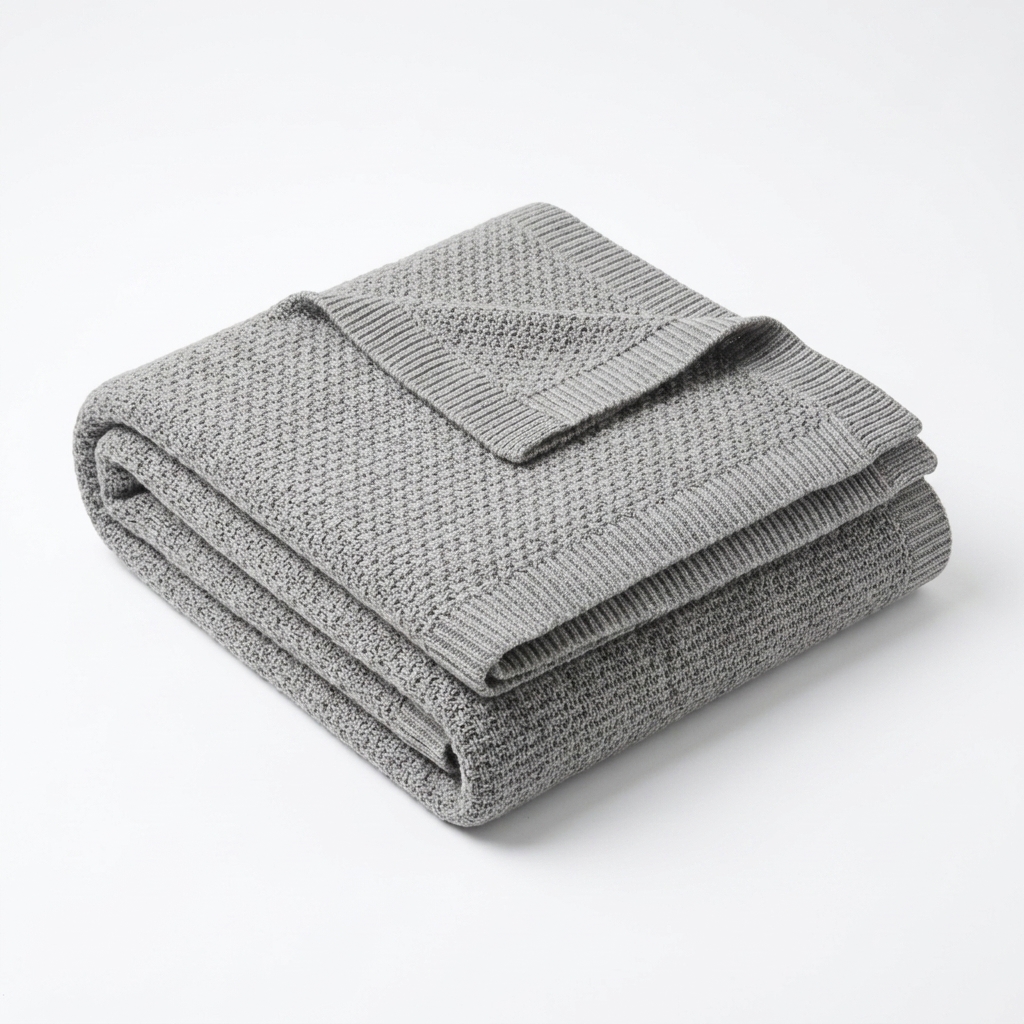 شال مبل طوسی ملانژ 2 FSH-518-GRAY MELANGE