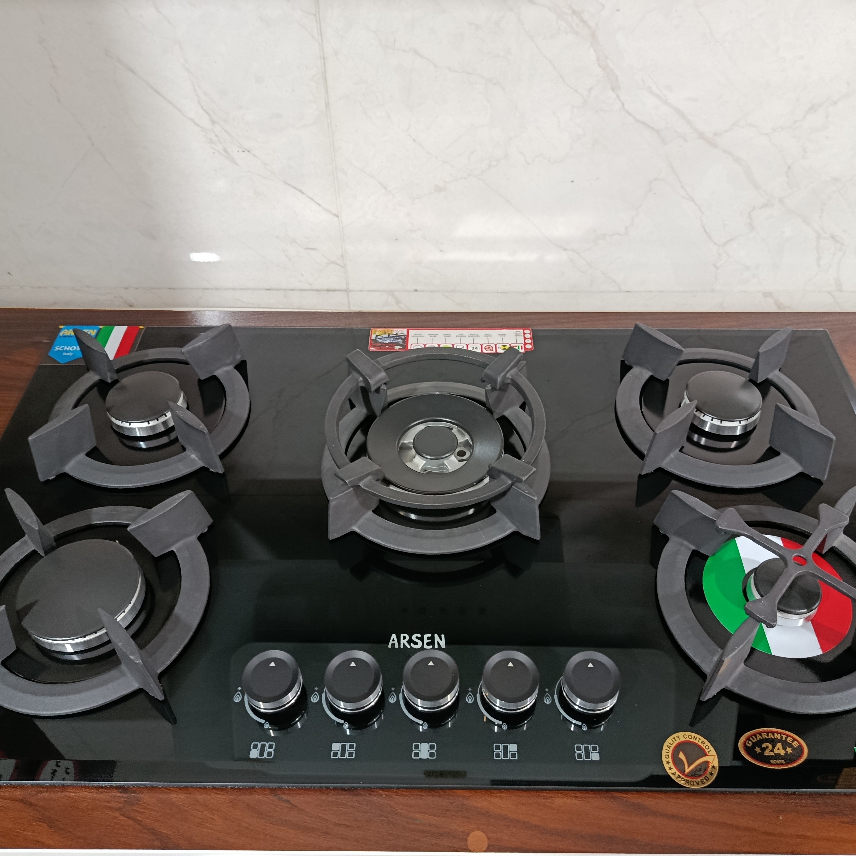 گاز رومیزی توکار G2008سه ژیگلور ARSENایتالیا