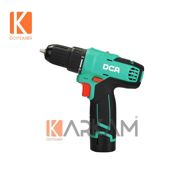 دریل شارژی 12 ولت 2 آمپر 10 میلیمتر DCA مدل ADJZ1202E