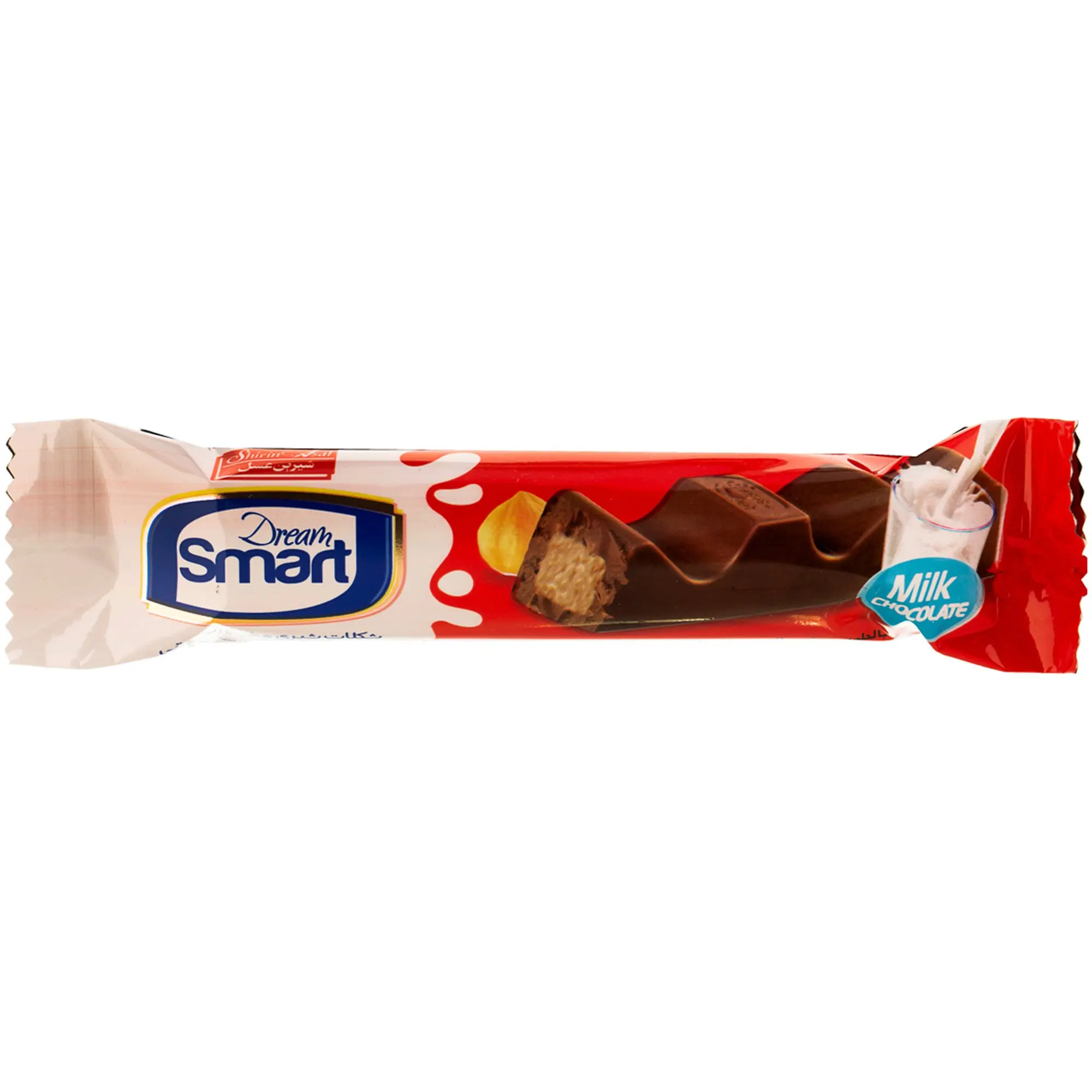 شکلات شیری با مغز فندقی دریم اسمارت شیرین عسل - 18 گرم