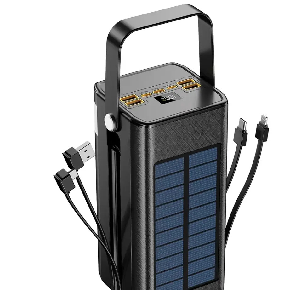 پاوربانک خورشیدی 20 وات 80000 میلی آمپر گرین لاین GREEN LION SOLAR X 80000MAH POWER BANK GNSOLXPB80BK