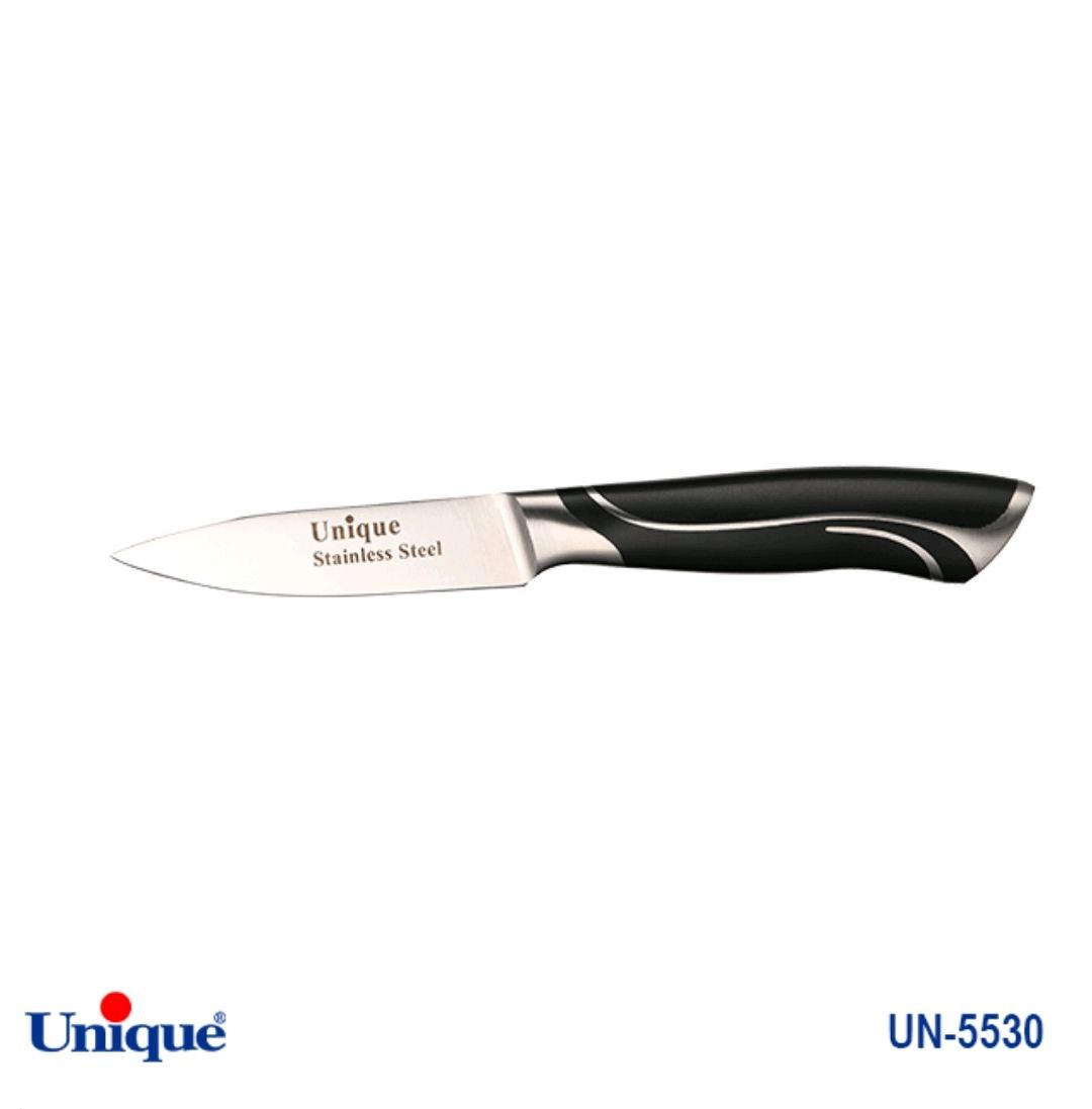 کارد تک آشپزخانه 3.5 یونیک Unique کد UN-5530 طرح خط دار (پس کرایه)