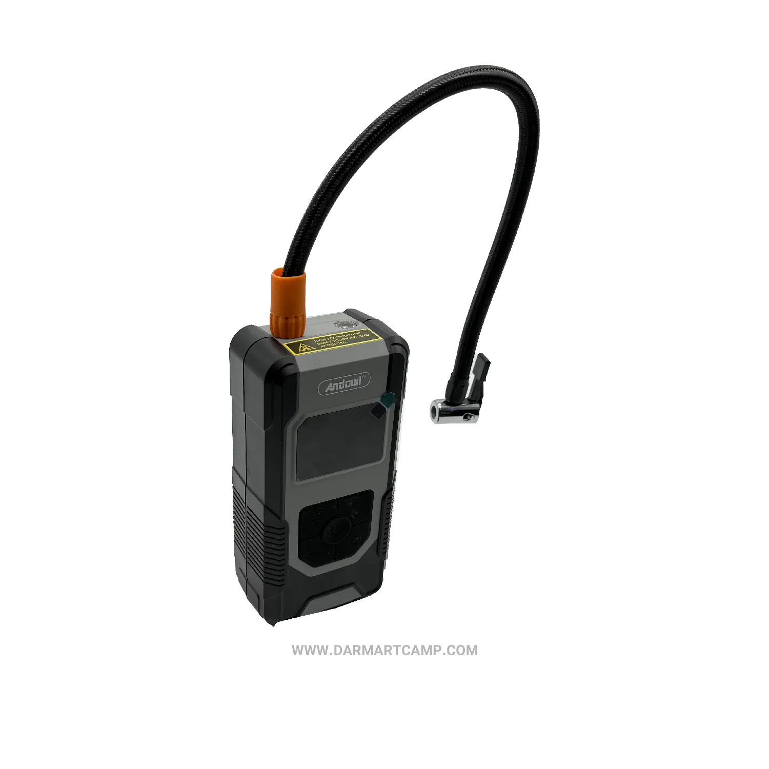 پمپ باد شارژی و پاوربانک Andowl Q-CQ623 با باتری 12٬000mAh و فشار تا 150 PSI