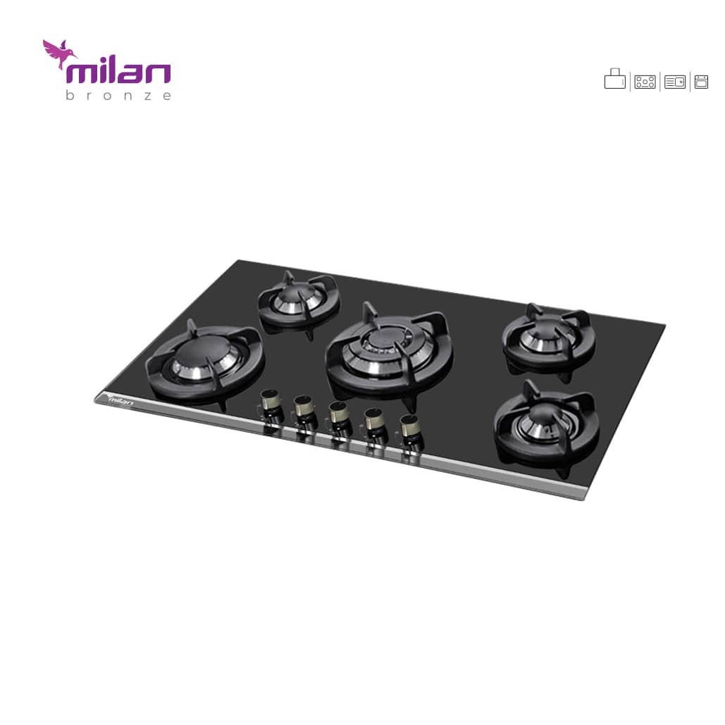 گاز پنج شعله شیشه ای G309 میلان برنز (پس کرایه)
