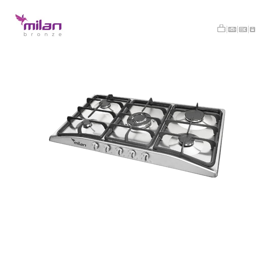 گاز پنج شعله استیل S1 میلان برنز (پس کرایه)