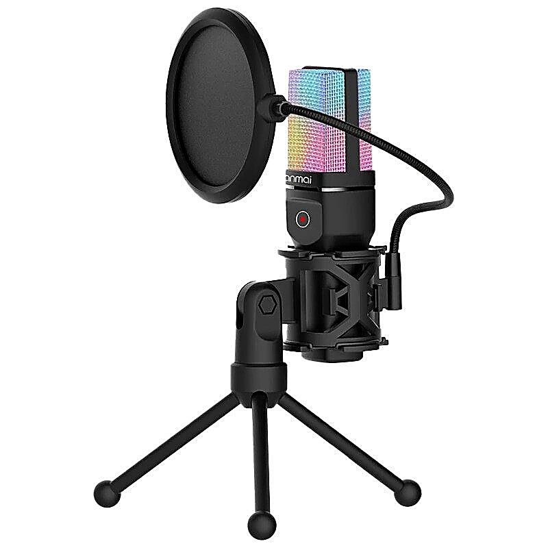 میکروفن رومیزی کندانسور Yanmai SF-777W RGB کد 6963