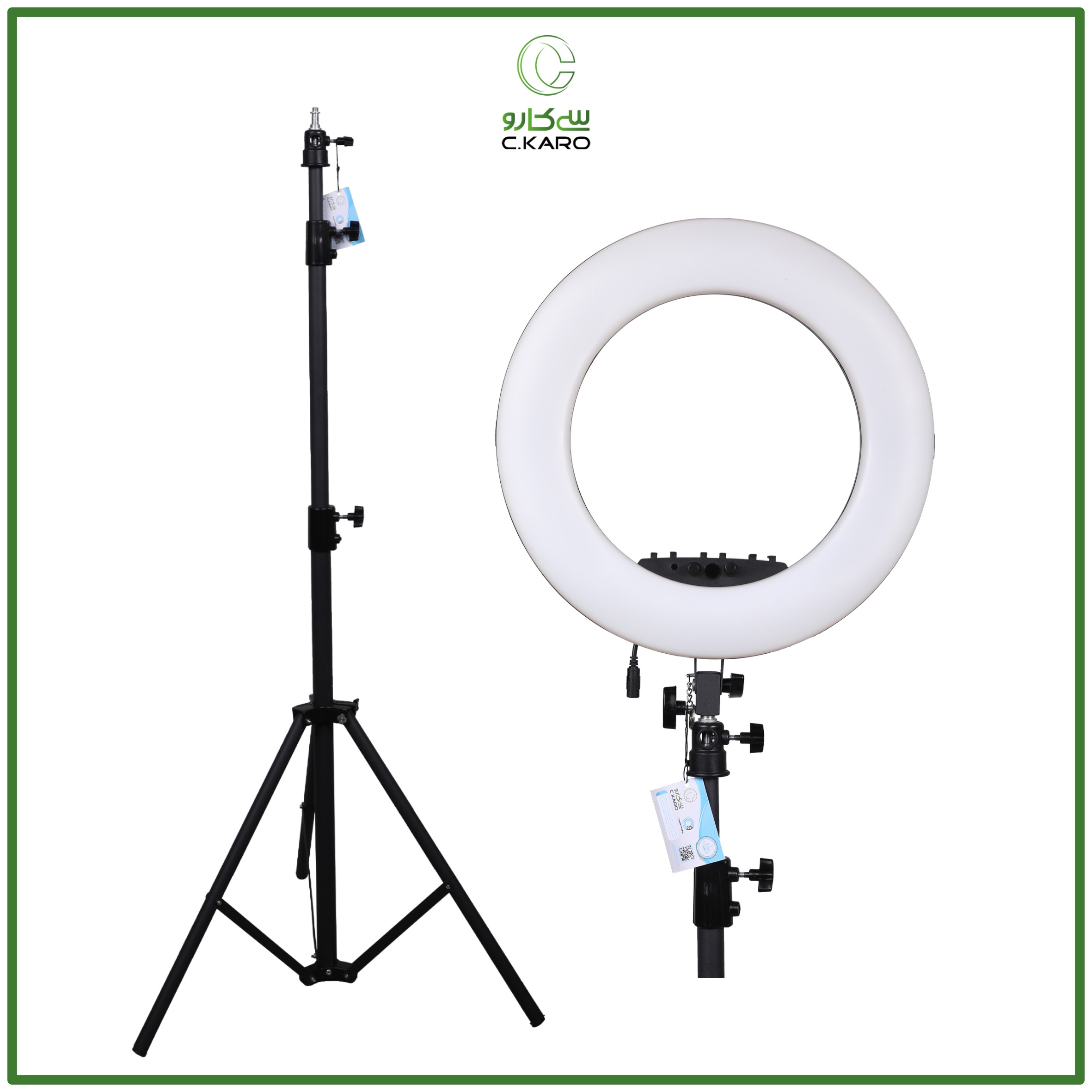 رینگ لایت سی کارو مدل CK830 همراه پایه