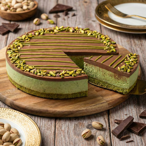 چیز کیک شکلات دبی (دبی چاکلت)