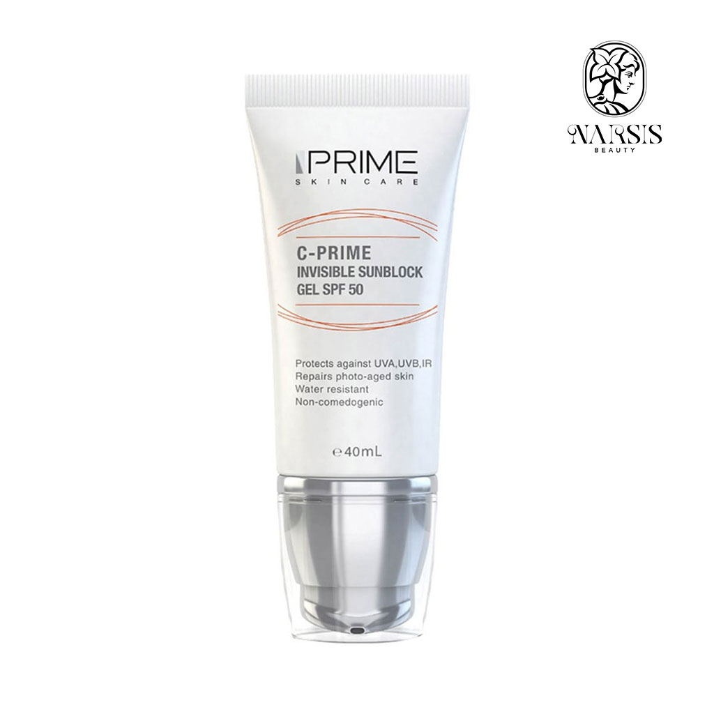  ژل ضد آفتاب SPF50 حاوی ویتامین سی پرایم 40 میلی لیتر نارسیس بیوتی