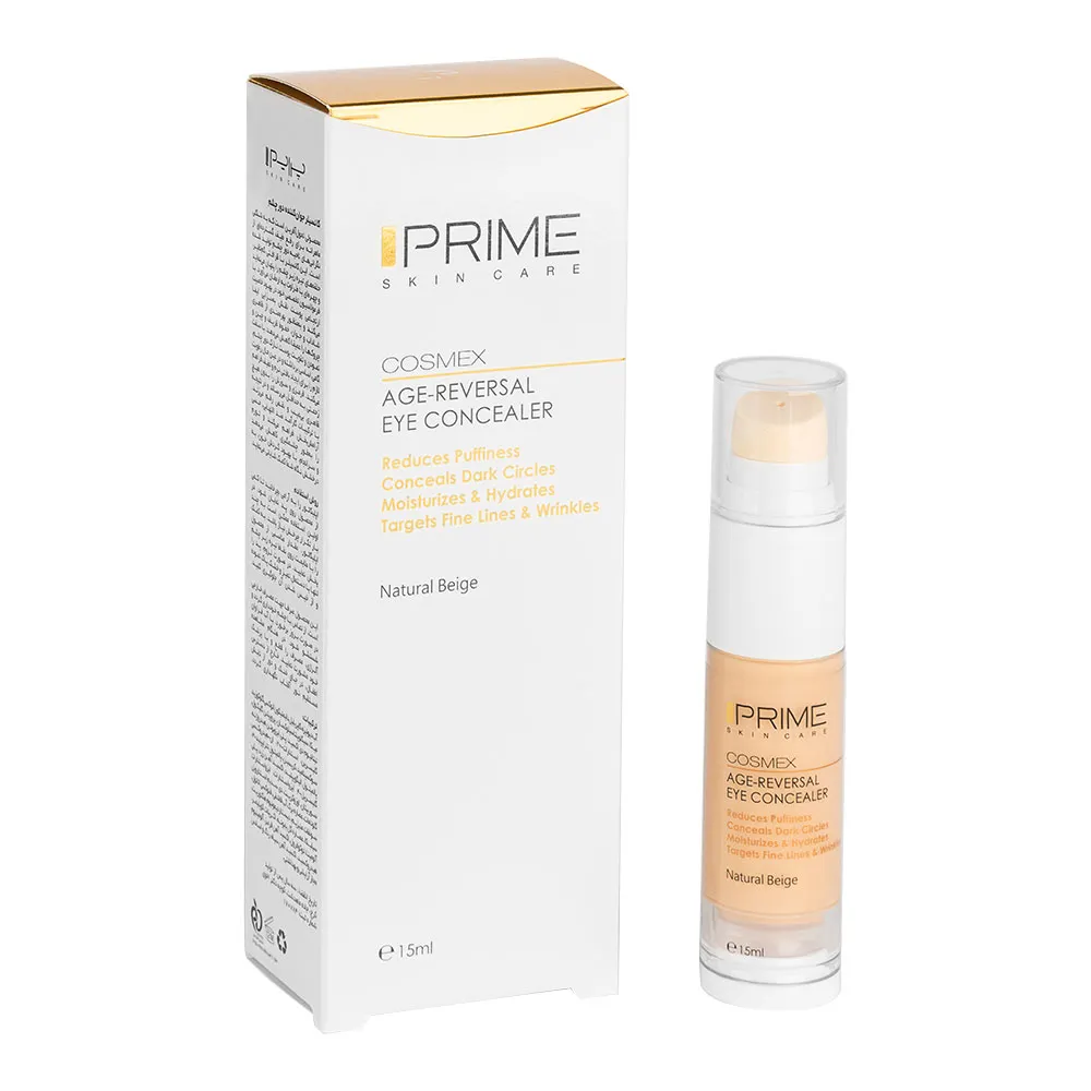  کانسیلر جوان کننده بژ طبیعی پرایم 15 میل | Prime Age-Reversal Eye Concealer 15ml نارسیس بیوتی