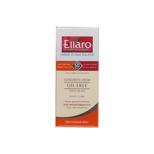 کرم ضد آفتاب SPF50 فاقد چربی بژ روشن الارو 50 میلی لیتر نارسیس بیوتی