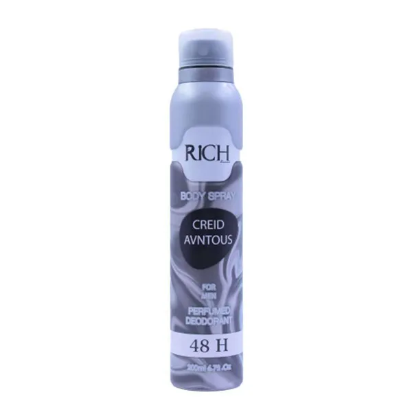 اسپری خوشبو کننده مردانه کرید اونتوس ریچ Rich Body Spray Creid Avntous For Men 200Ml