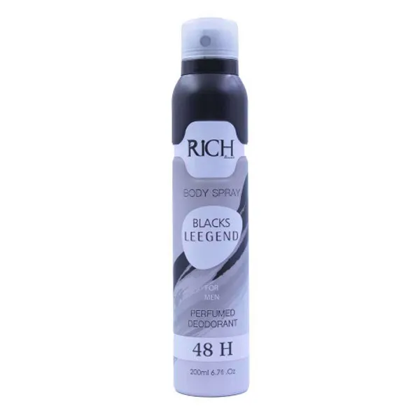 اسپری خوشبو کننده مردانه بلک لجند ریچ 200Ml