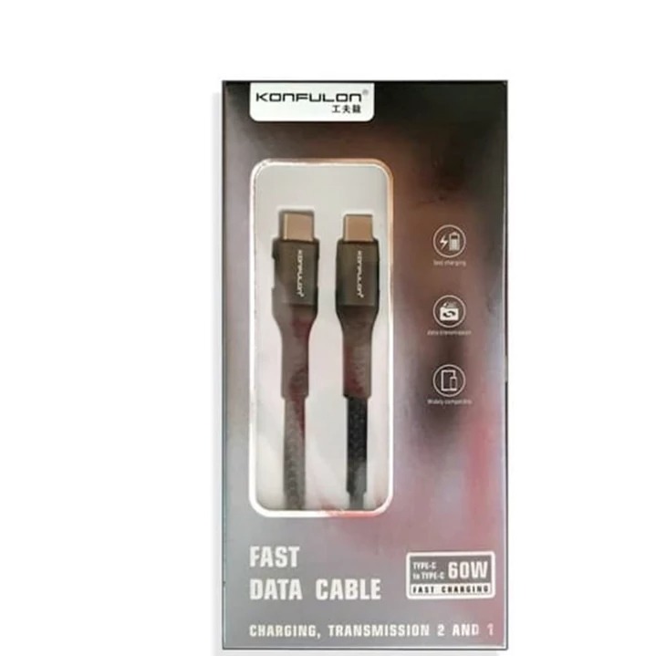 کابل شارژ Type-C کانفلون مدل DC43