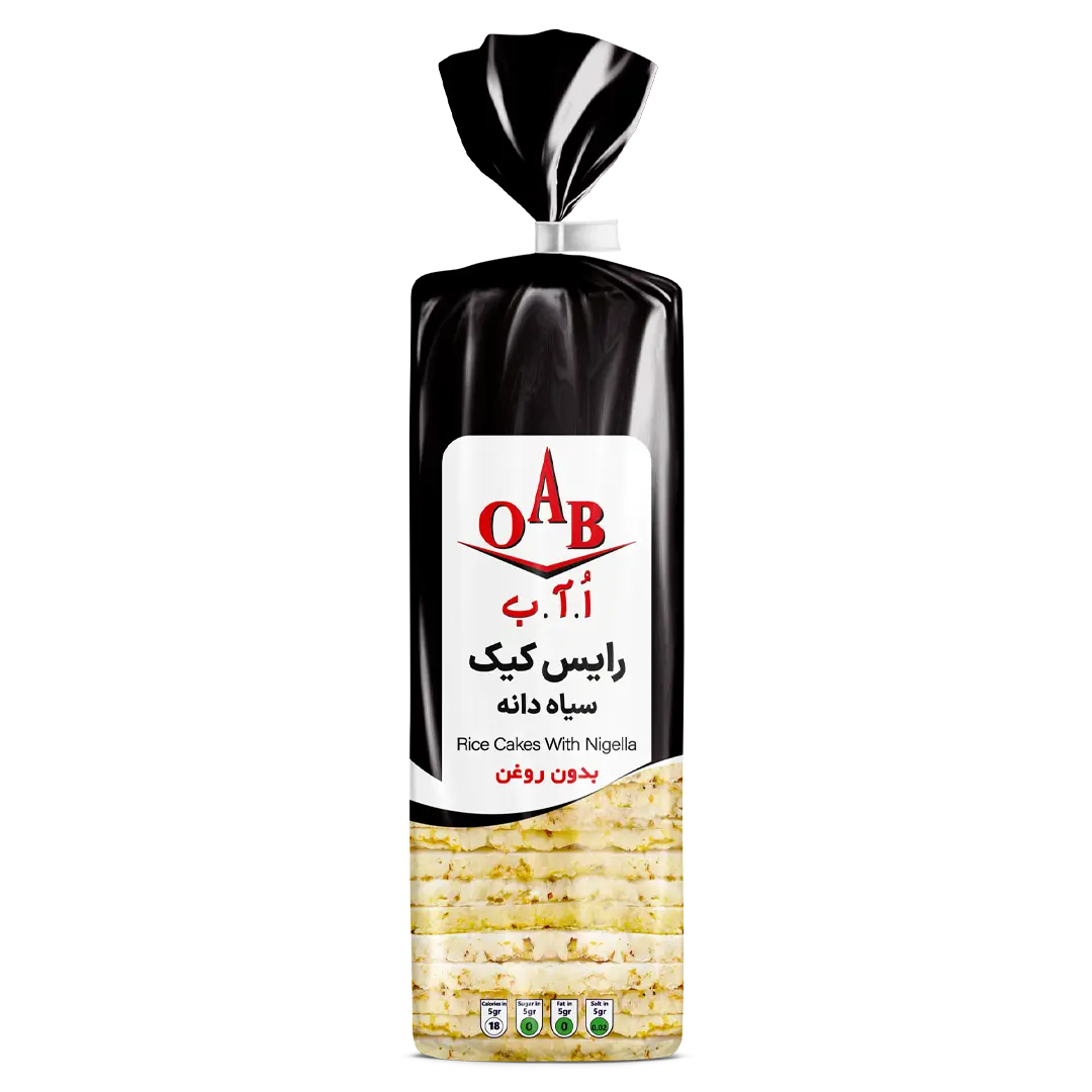 رایس کیک سیاه دانه 100 گرمی