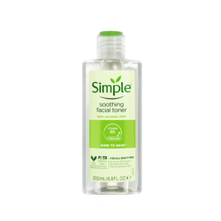 تونر سیمپل مدل Soothing Facial Toner مناسب انواع پوست