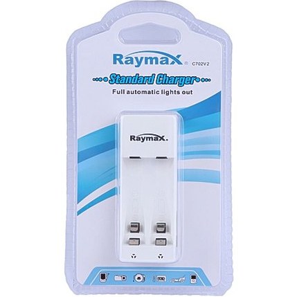 شارژر باتری دوتایی با کابل تایپ سی برند RAYMAX