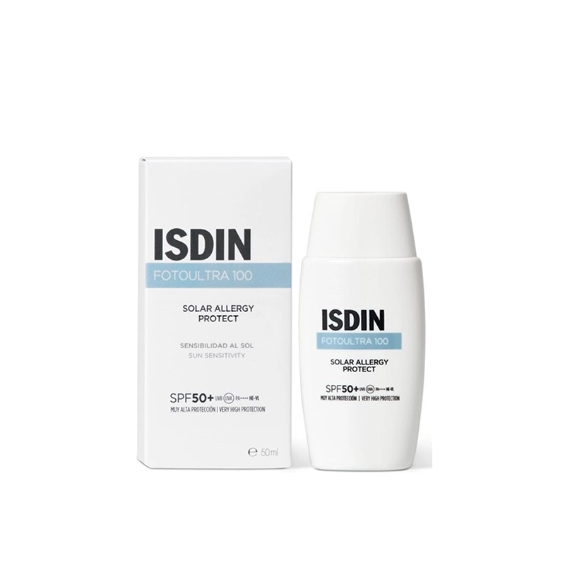 کرم ضد آفتاب سولار آلرژی ایزدین مدل فوتو اولترا 100 پروتکت SPF 50+ حجم 50 میل