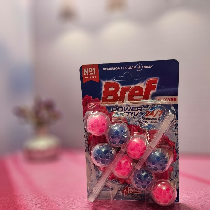 خوشبوکننده توالت فرنگی برف Bref با رایحه گل