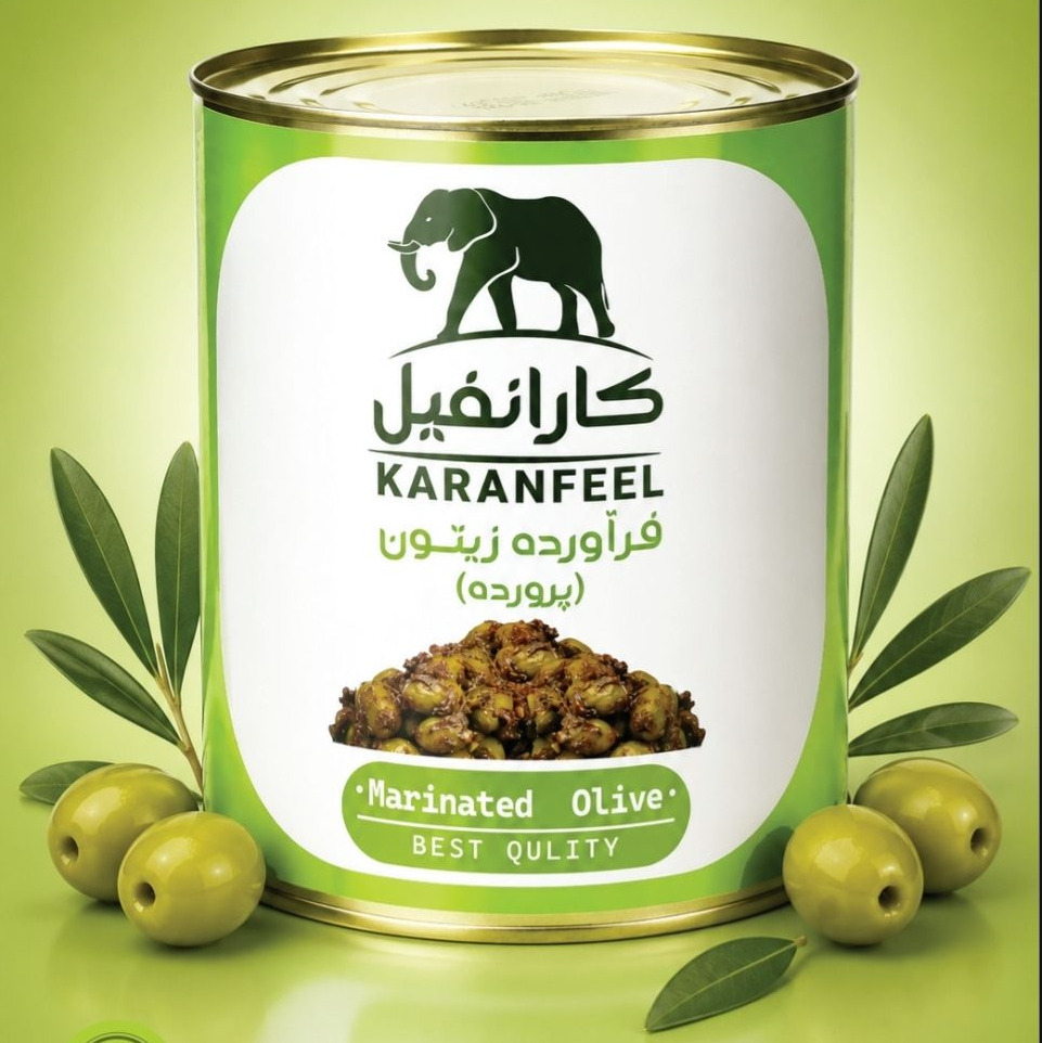 زیتون پرورده حلب ممتاز (3 کیلویی)