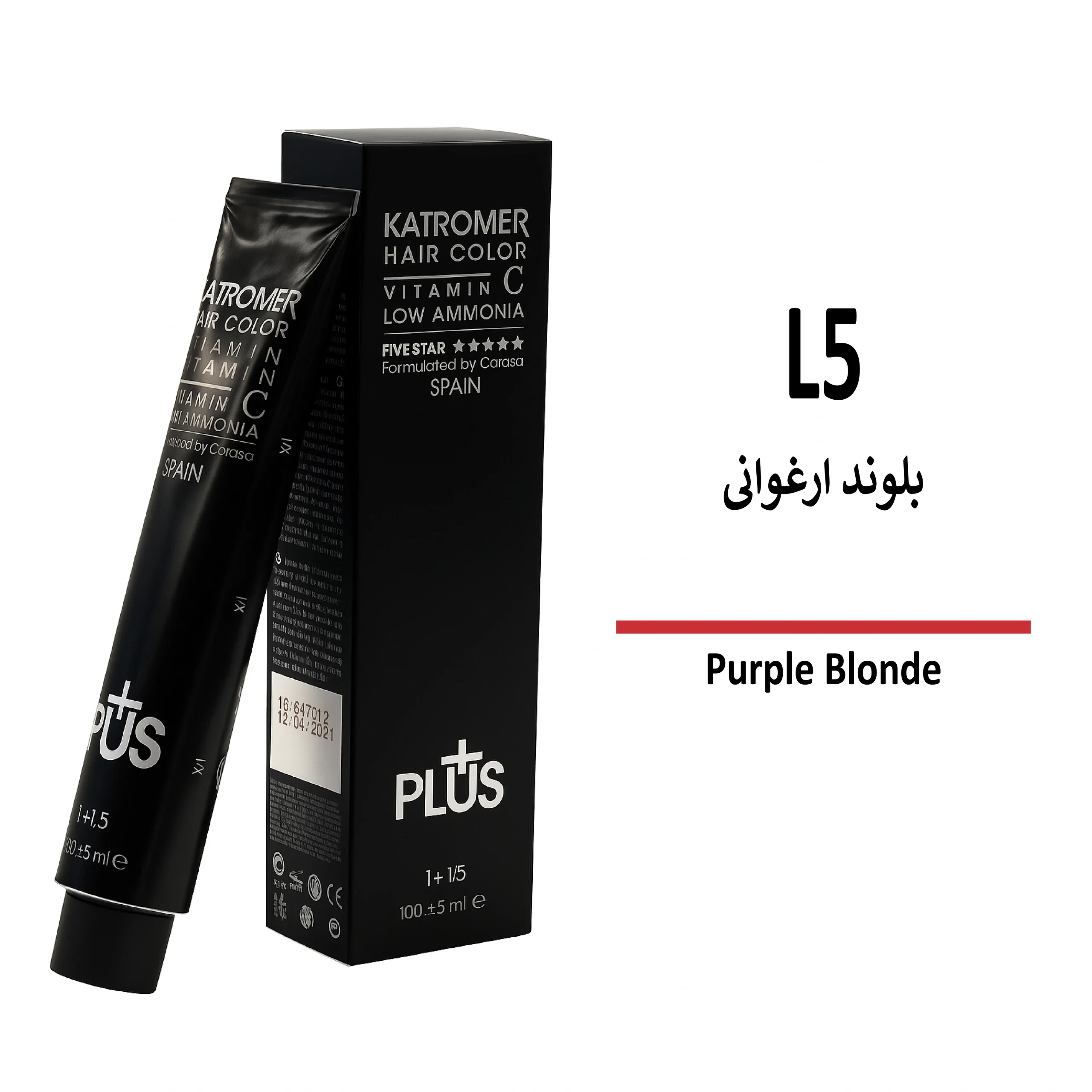 رنگ مو کاترومر بلوند ارغوانی L5