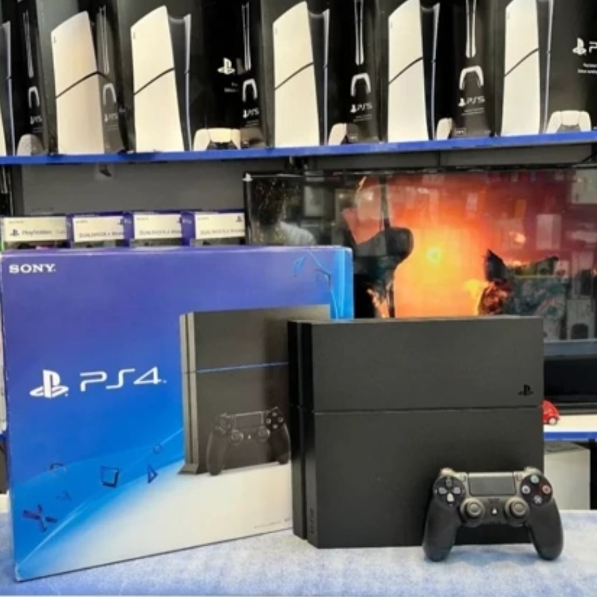 Ps4 Fat فت کپی خور (پلی استیشن 4 چاق)+ دسته شرکتی+کابل htmi پک اورجینال