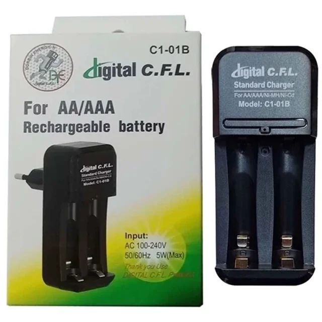 شارژر باتری دوتایی CFL مدل 105