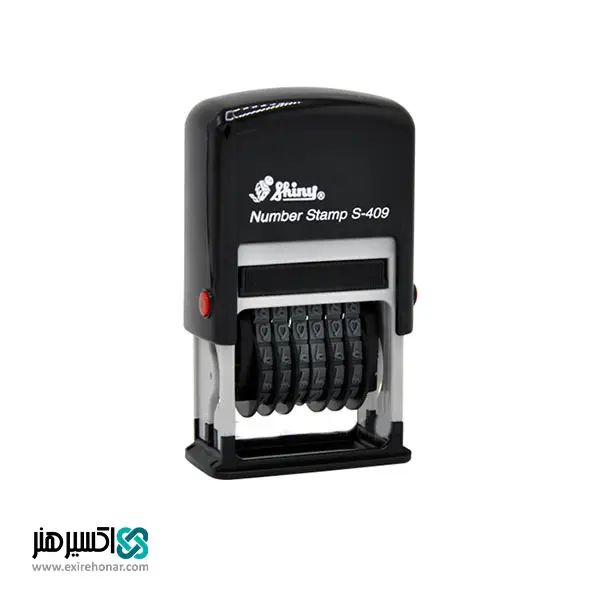 مهر شماره زن 6 رقم 4 میلیمتر Shiny S-409