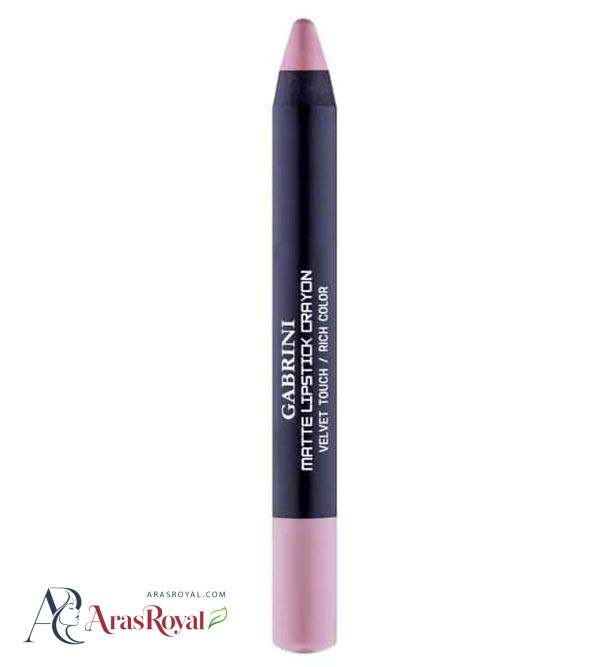 رژ لب مدادی مات گابرینی Gabrini مدل Velvet Touch شماره 17