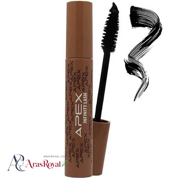 ریمل حجم دهنده قهوه ای اپکس APEX مدل INFINITY LASH 
