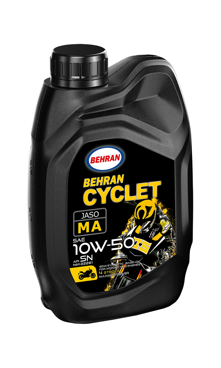 روغن موتور سیکلت بهران 10w50 Ma یک لیتری