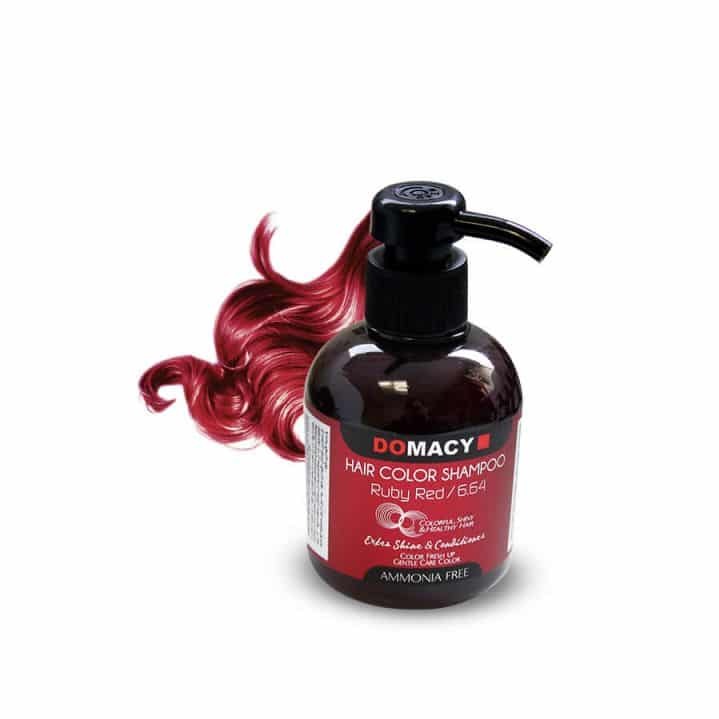 شامپو رنگ شماره 6.64 رنگ قرمز یاقوتی (300ml)