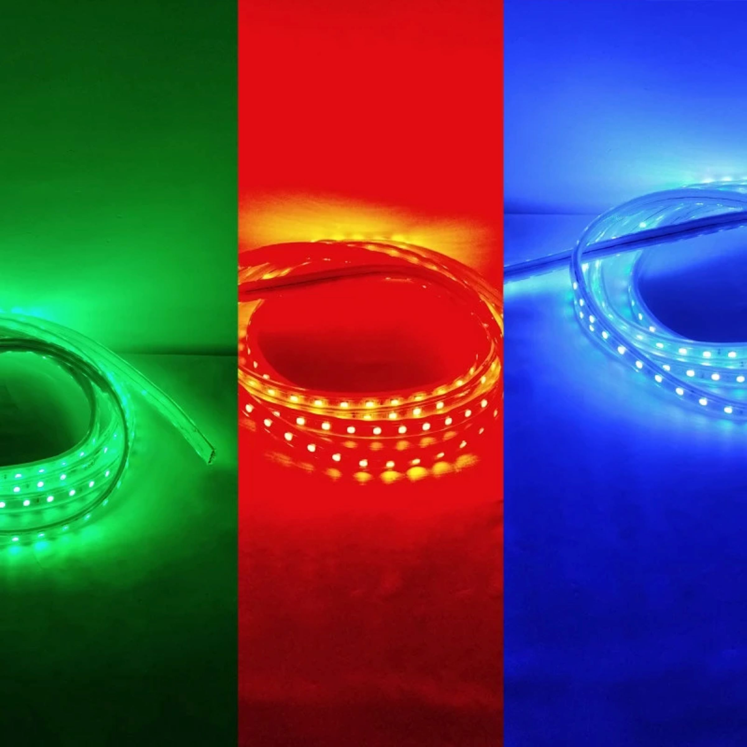 ریسه شلنگی ال ای دی مدل RGB طول 60 متر به همراه ریموت