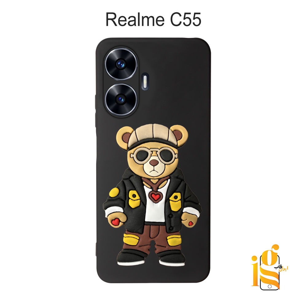 قاب پسرانه خرس گنگ استایل برای گوشی ریلمی Realme C55