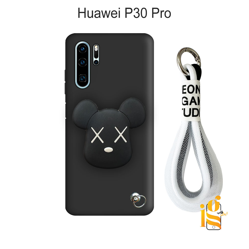 قاب فانتزی خرس روبو چشم ضربدری برای گوشی هواوی P30 Pro